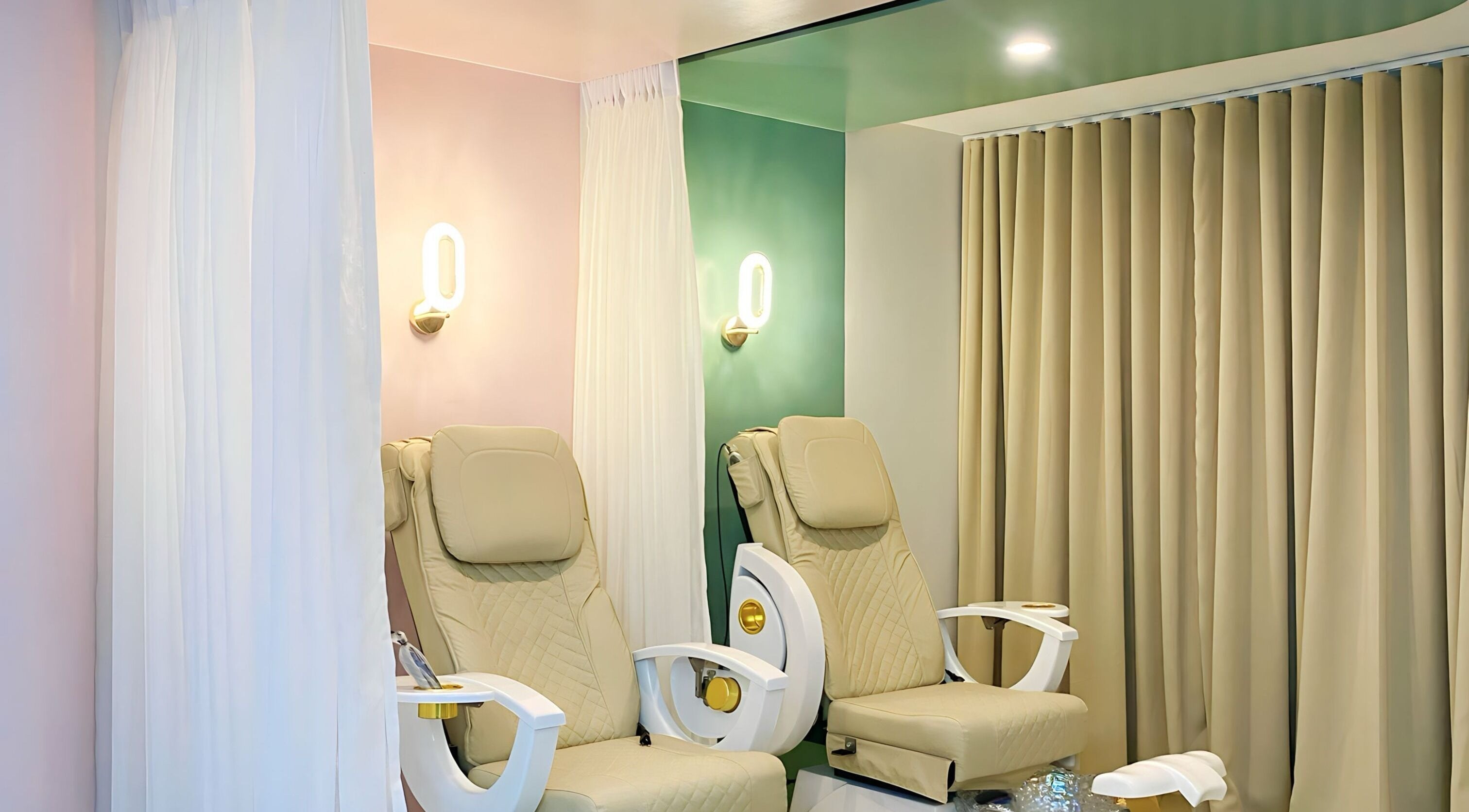 Comfortable spa chairs at Serenease Aesthetic and Wellness Studio in Quezon City, Metro Manila, PH.