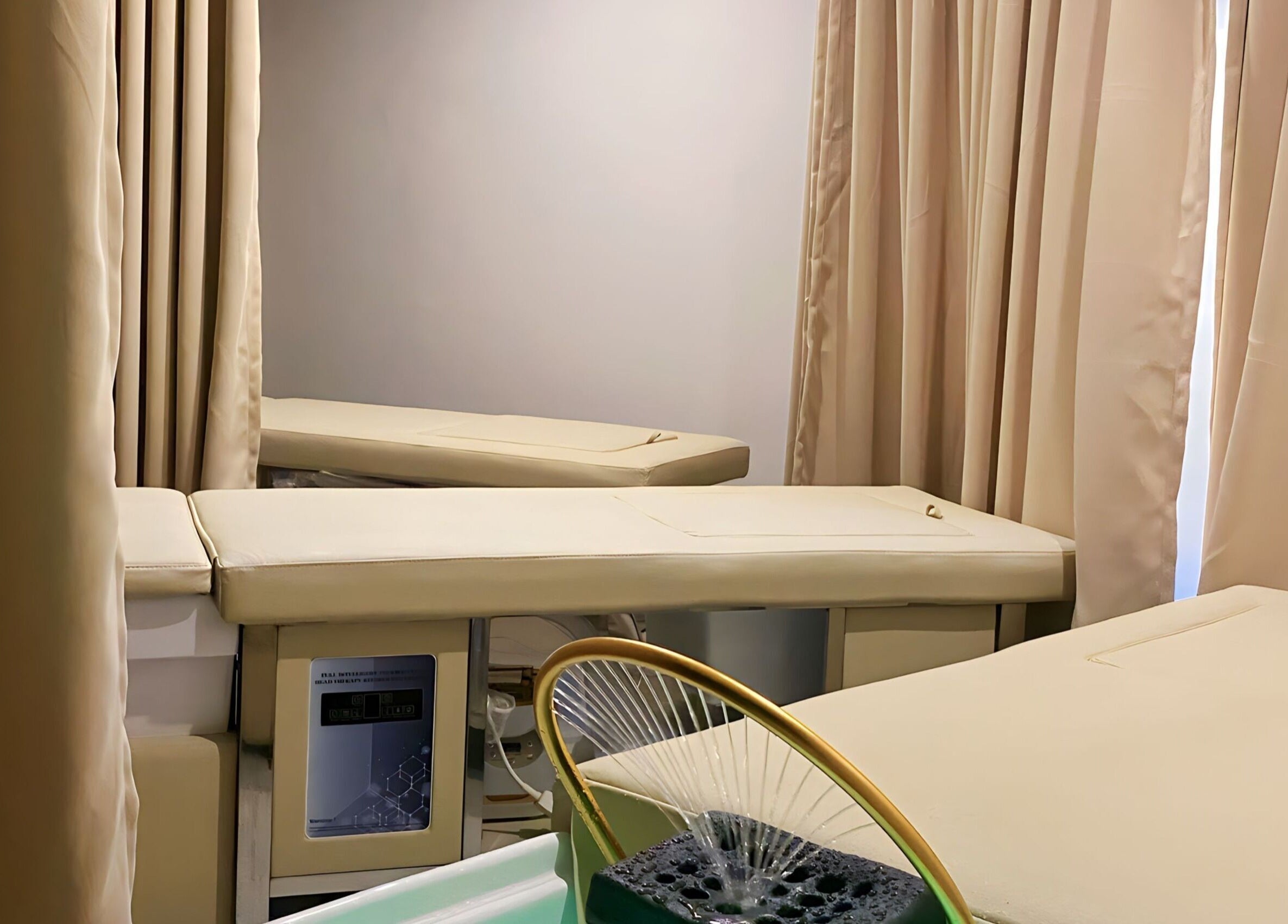 Calm treatment room at Serenease Aesthetic and Wellness Studio, Quezon City, Metro Manila, PH.