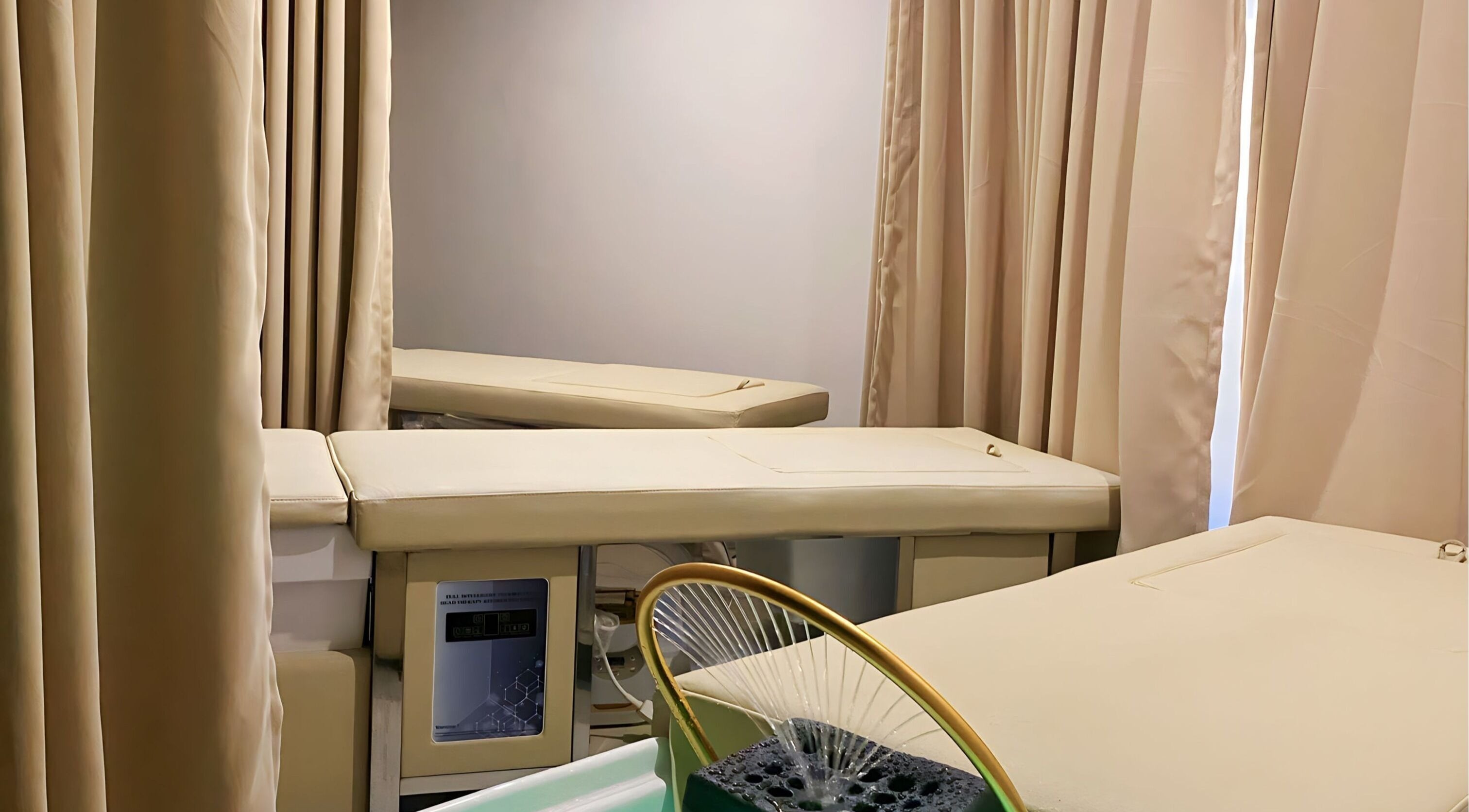 Calm treatment room at Serenease Aesthetic and Wellness Studio, Quezon City, Metro Manila, PH.