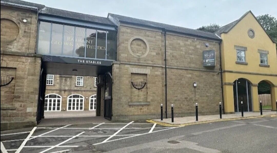 The exterior of Elevate Therapies in Doncaster, England, GB showcasing a historic stone building.