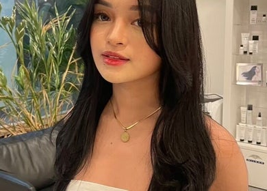 Elegant hairstyle at Rinoa Japanese Hair Salon in Cebu City, Central Visayas, PH.