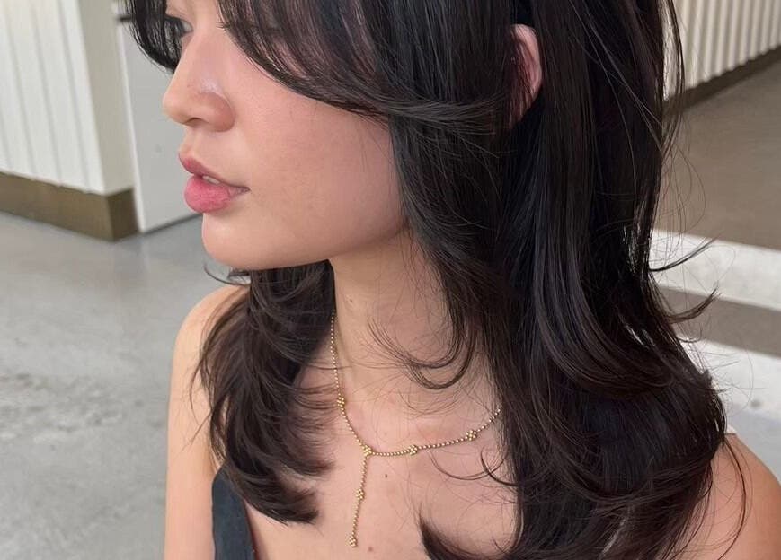 Modern layered haircut at Rinoa Japanese Hair Salon, Cebu City, Central Visayas, PH.