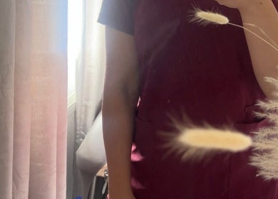 Stylowe wnętrze Skro lashes Agata Skrodzka, Loughborough, England, GB z dekoracją i naturalnym światłem.