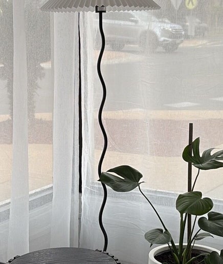 Elegant interior with lamp and plant at Beauty by Teah, Mildura, Victoria, AU.