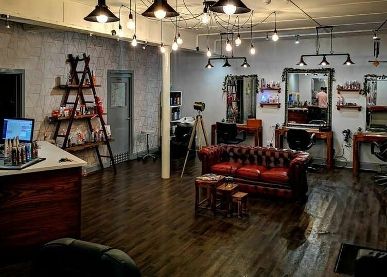 Haigh&Co stylish interior with modern decor and seating in Linthwaite, England, GB.