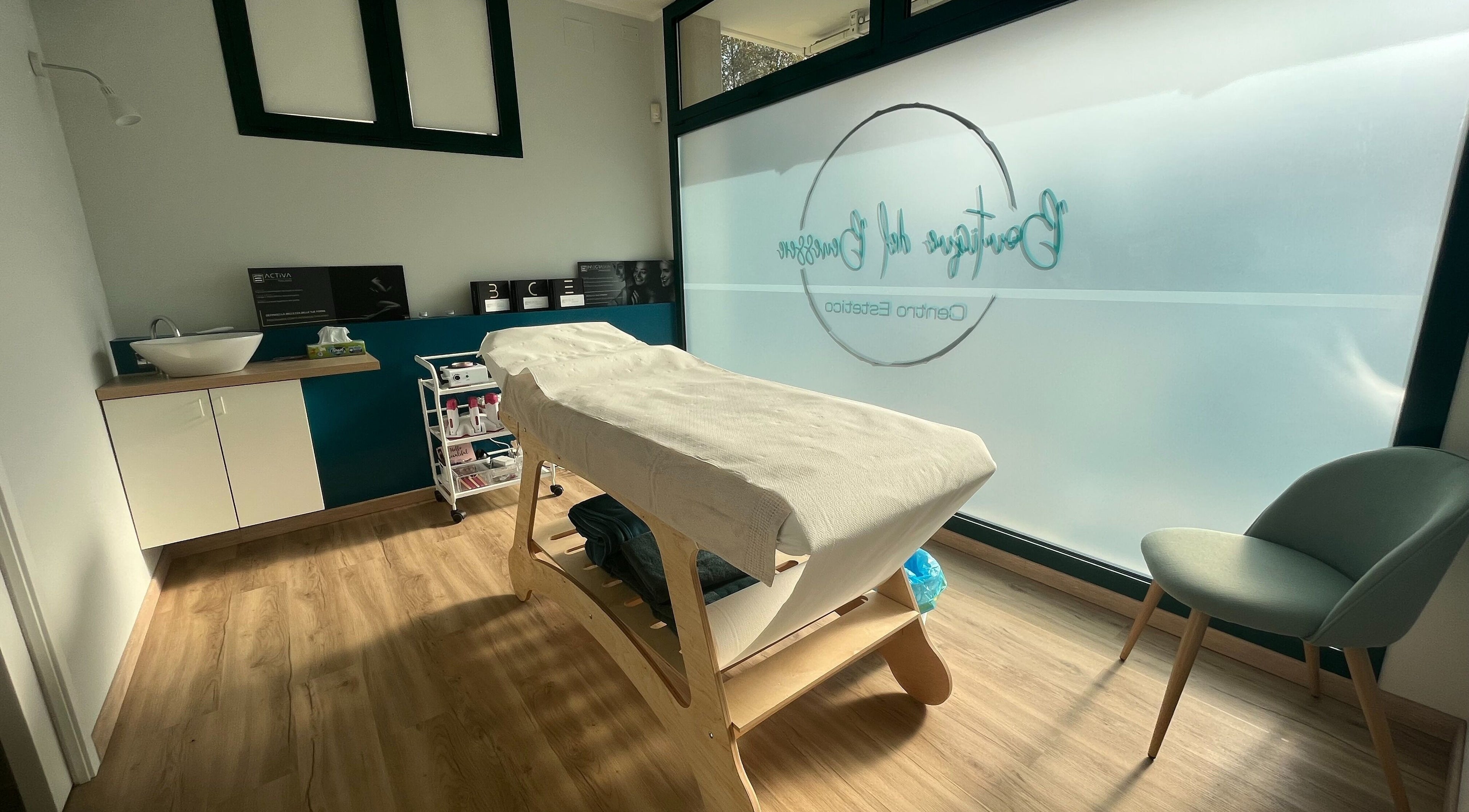 Sala trattamento di Boutique del Benessere - Centro Estetico Padova, elegante e luminosa, a Padova, Veneto, IT.