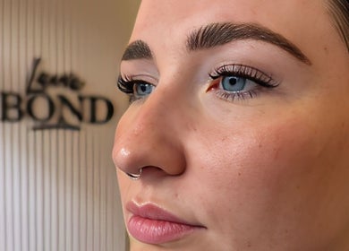 Detailed view of a client's nose piercing at Thirteen Roses • Piercing by Danielle, Broxburn, Scotland, GB.