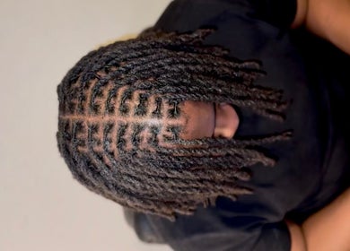 Detailed loc hairstyle at Locced by Ny, Coventry, England, GB showcasing expert hair craftsmanship.