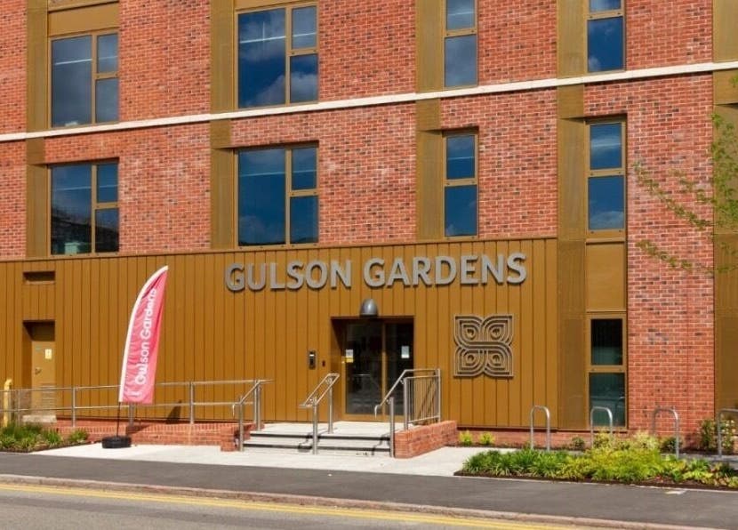 Entrance of Locced by Ny at Gulson Gardens, Coventry, England, GB, highlighting urban charm.