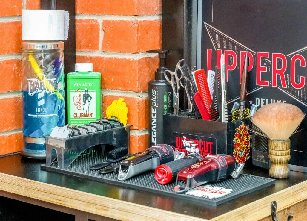 Tools at Rex and Ross Barber - Newtown, Newtown, Victoria, AU highlighting premium barber equipment.