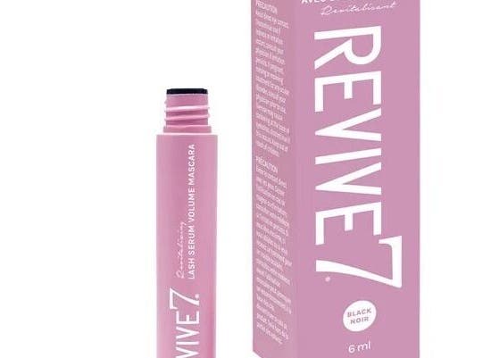 Revive7 mascara at Liquid Gold Studio, Winnipeg, Manitoba, CA. Enhance lashes with premium beauty products.