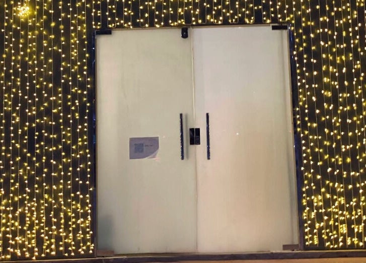 Elegant illuminated entrance at Hair Seasons, الرياض, منطقة الرياض, SA.