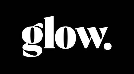 Logo of Glow Salon on a black background, located in Salford, England, GB.