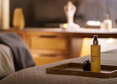Serene spa room at Vassa Spa BOR Hotel by Karisma, Zlatibor, RS with soothing decor and wellness products.
