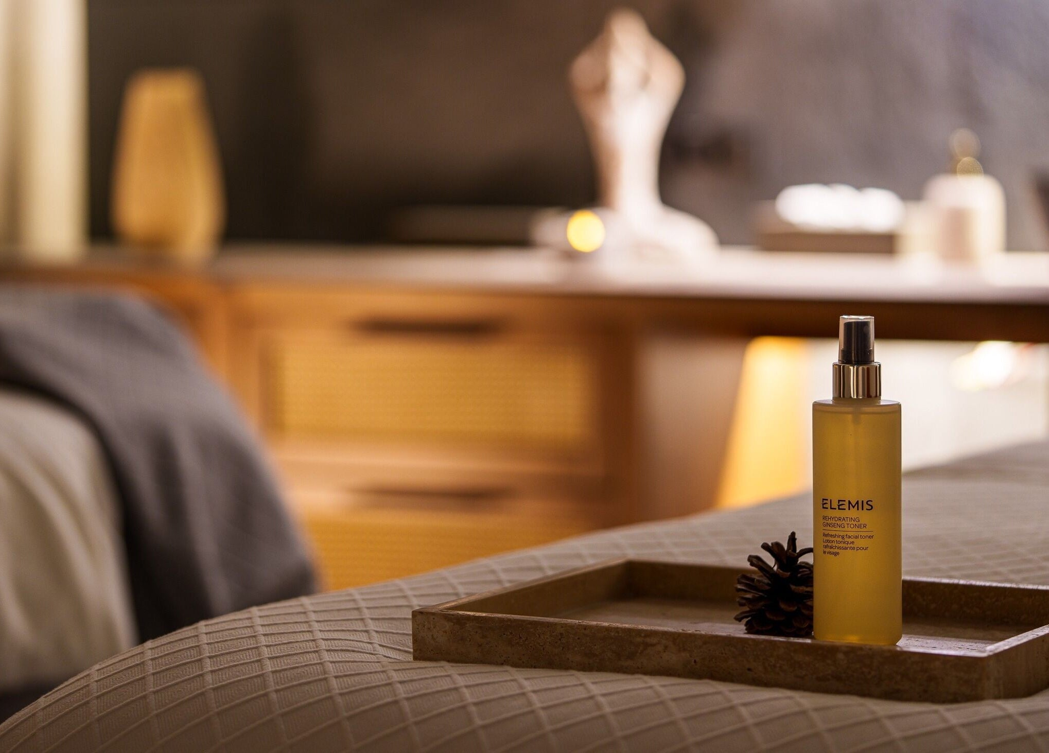 Luxurious spa room at Vassa Spa BOR Hotel by Karisma in Zlatibor, Serbia, RS featuring soothing decor and wellness products.