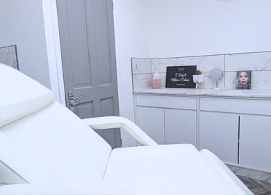 Calm treatment room at New Age Aesthetics in Doncaster, England, GB.