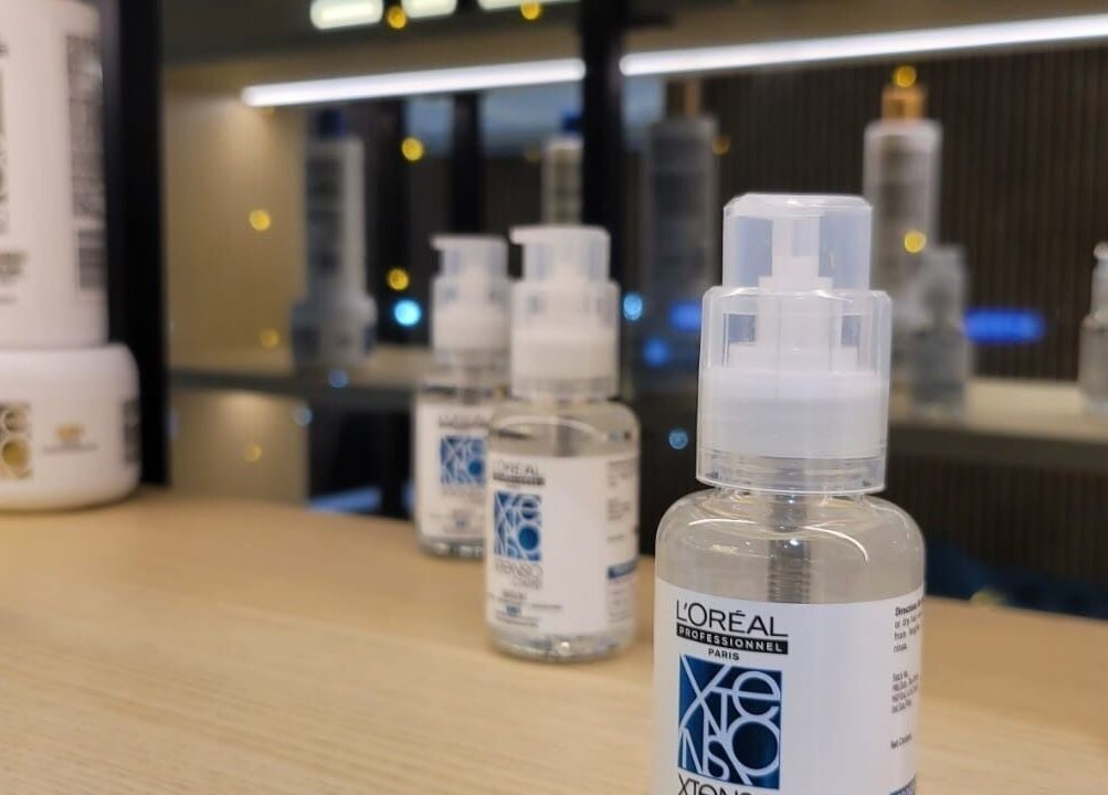 Luxury hair care products at VOX - The Luxury Salon, Hyderabad, Telangana, IN.