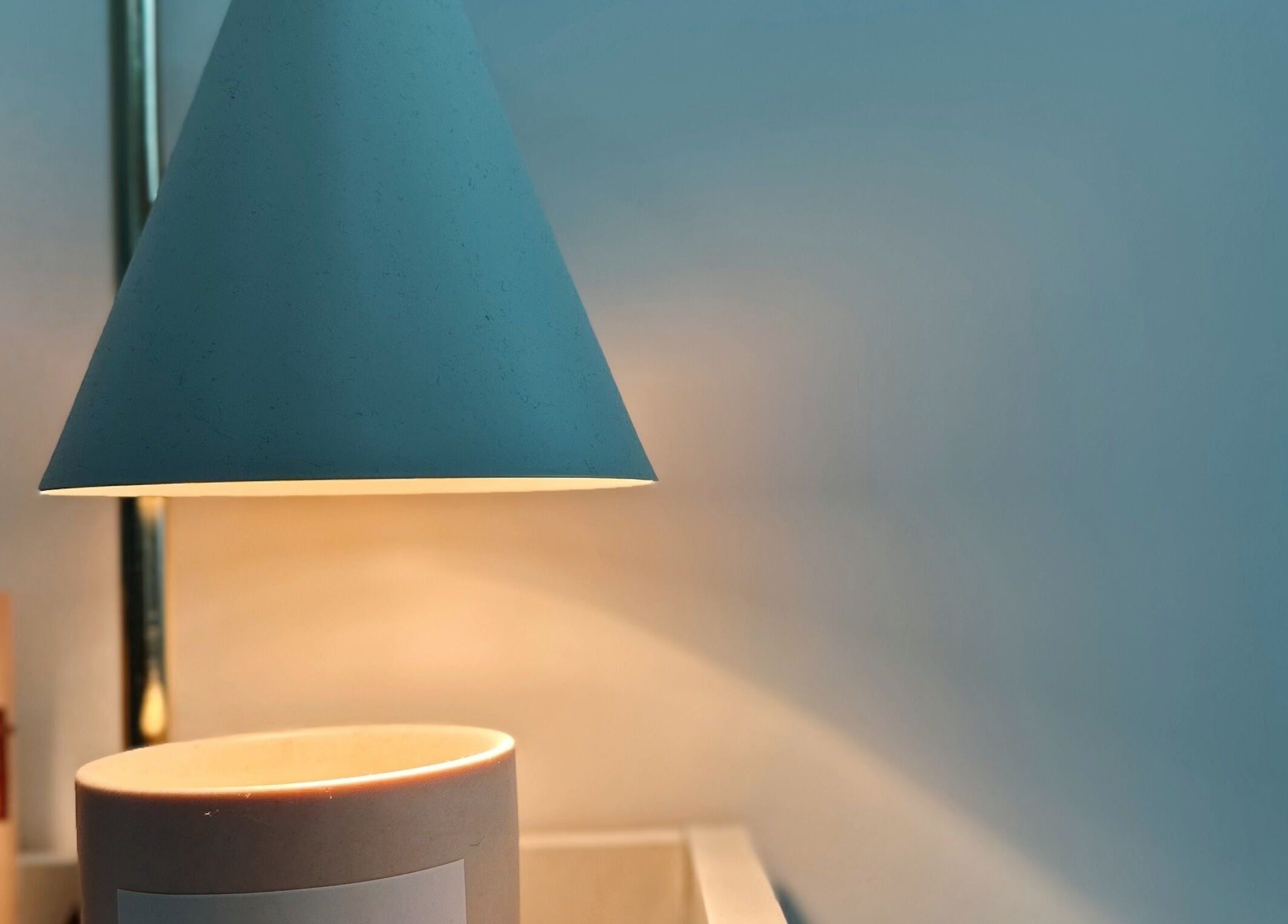 Elegant table lamp illuminating cozy corner at Nailsby Qj in Bandar Seri Begawan, BN.