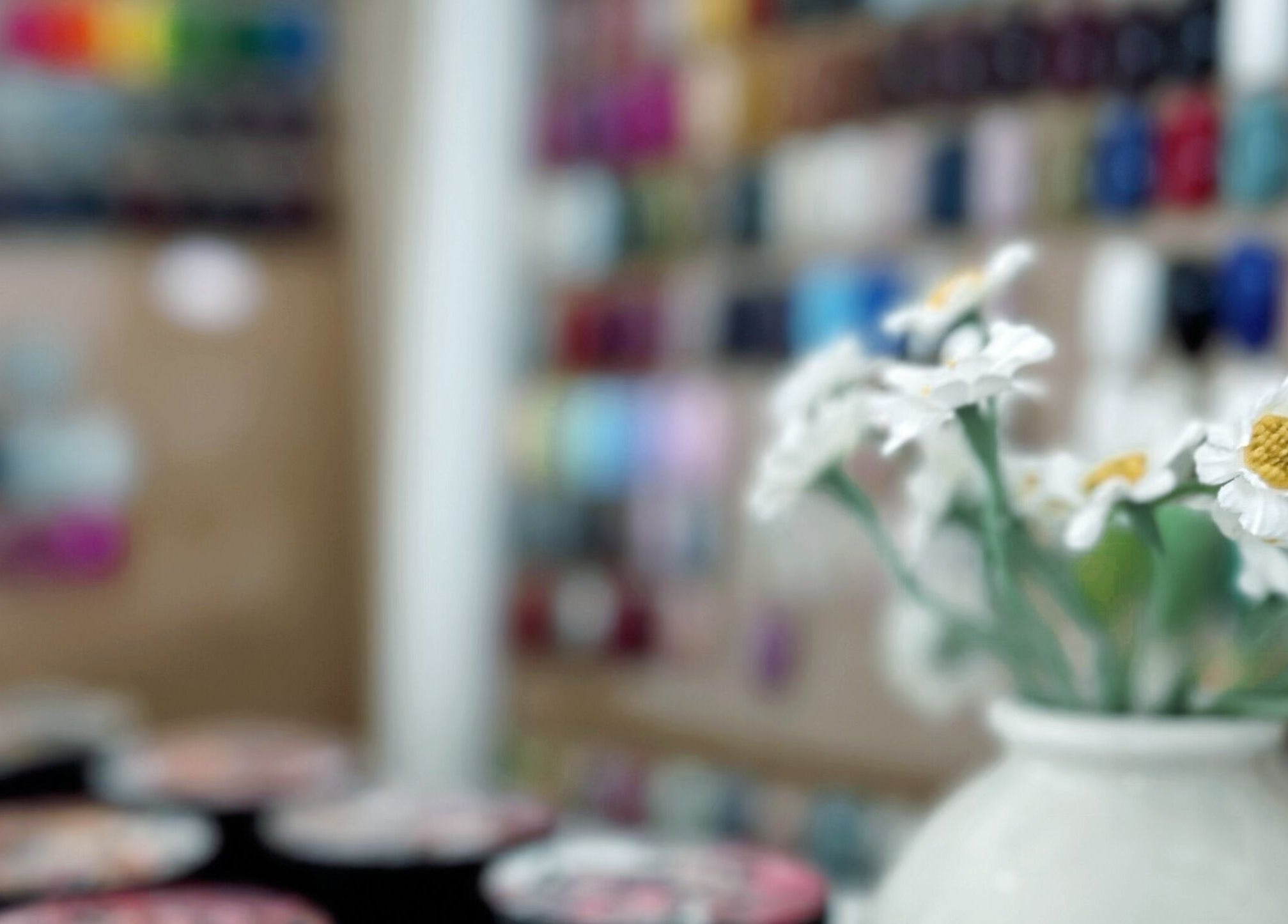 Elegant white flowers at Nailsby Qj, Bandar Seri Begawan, BN creating a serene atmosphere.