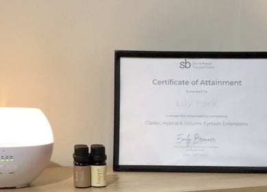 Certificate of Attainment proudly displayed at Dolled Up By Lily, Kelmscott, Western Australia, AU.