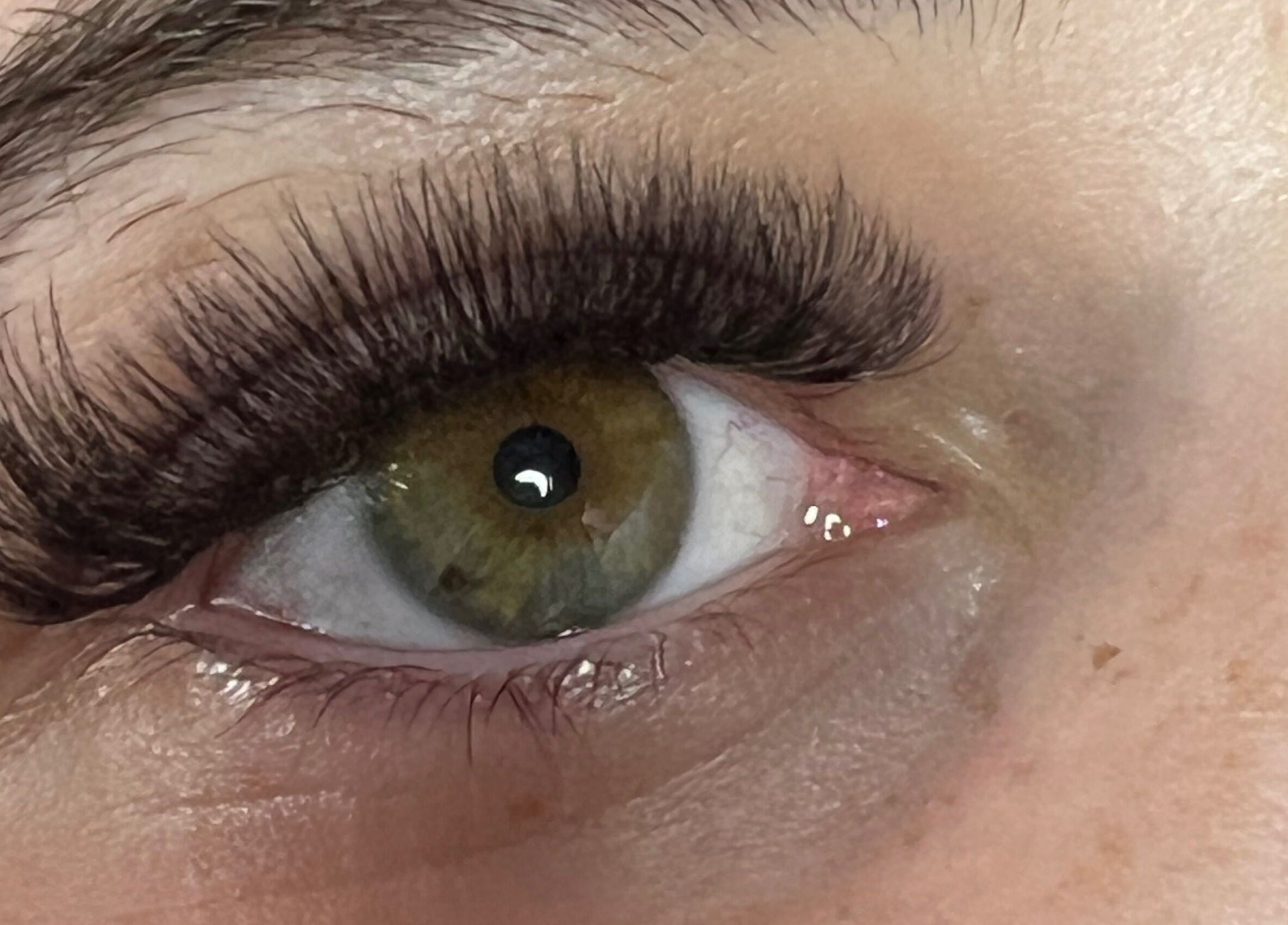 Close-up of eyelash extension at Beautify Brows & Lashes in Hamilton Valley, New South Wales, AU.