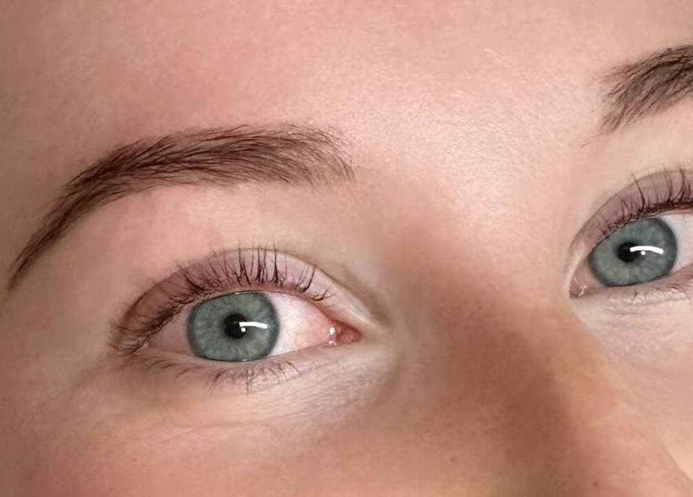 Close-up of well-groomed eyes at FIT Beauty Brisbane, Brisbane City, Queensland, AU, highlighting lush lashes.