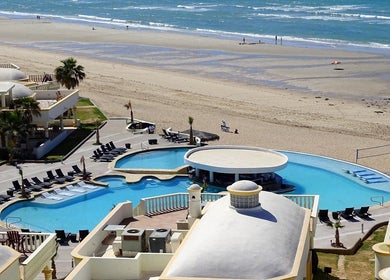 Vista al mar desde Las Palmas Reservations - Sol y Mar Spa en Puerto Peñasco, Sonora, MX.