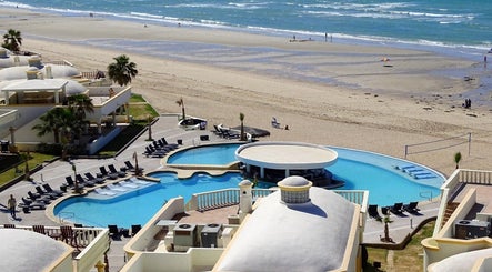 Vista al mar desde Las Palmas Reservations - Sol y Mar Spa en Puerto Peñasco, Sonora, MX.