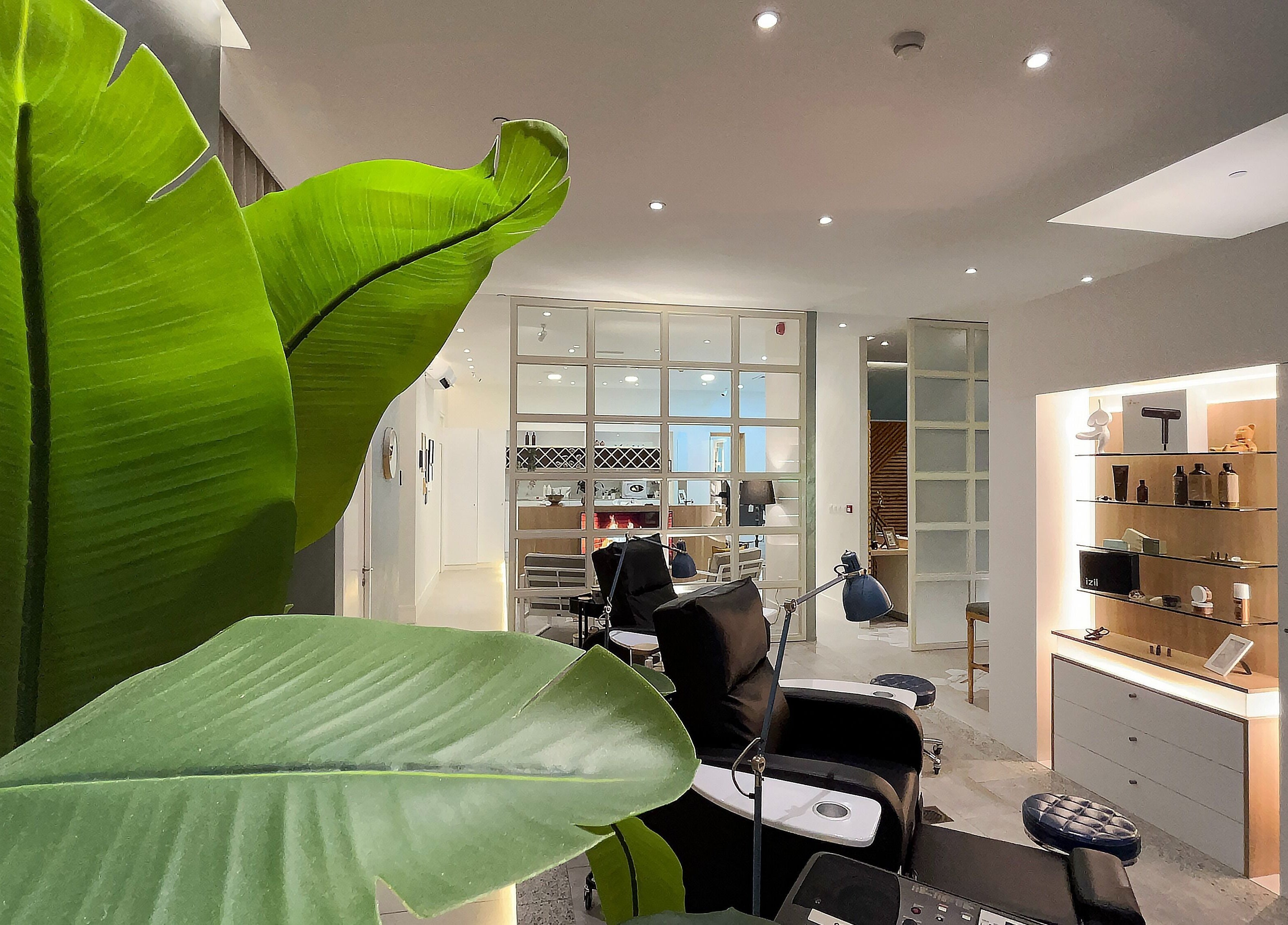 Relaxing greenery at Hammam Al Andalus Gents Salon and Spa, Dubai, Dubai, AE, inviting luxury and tranquility.