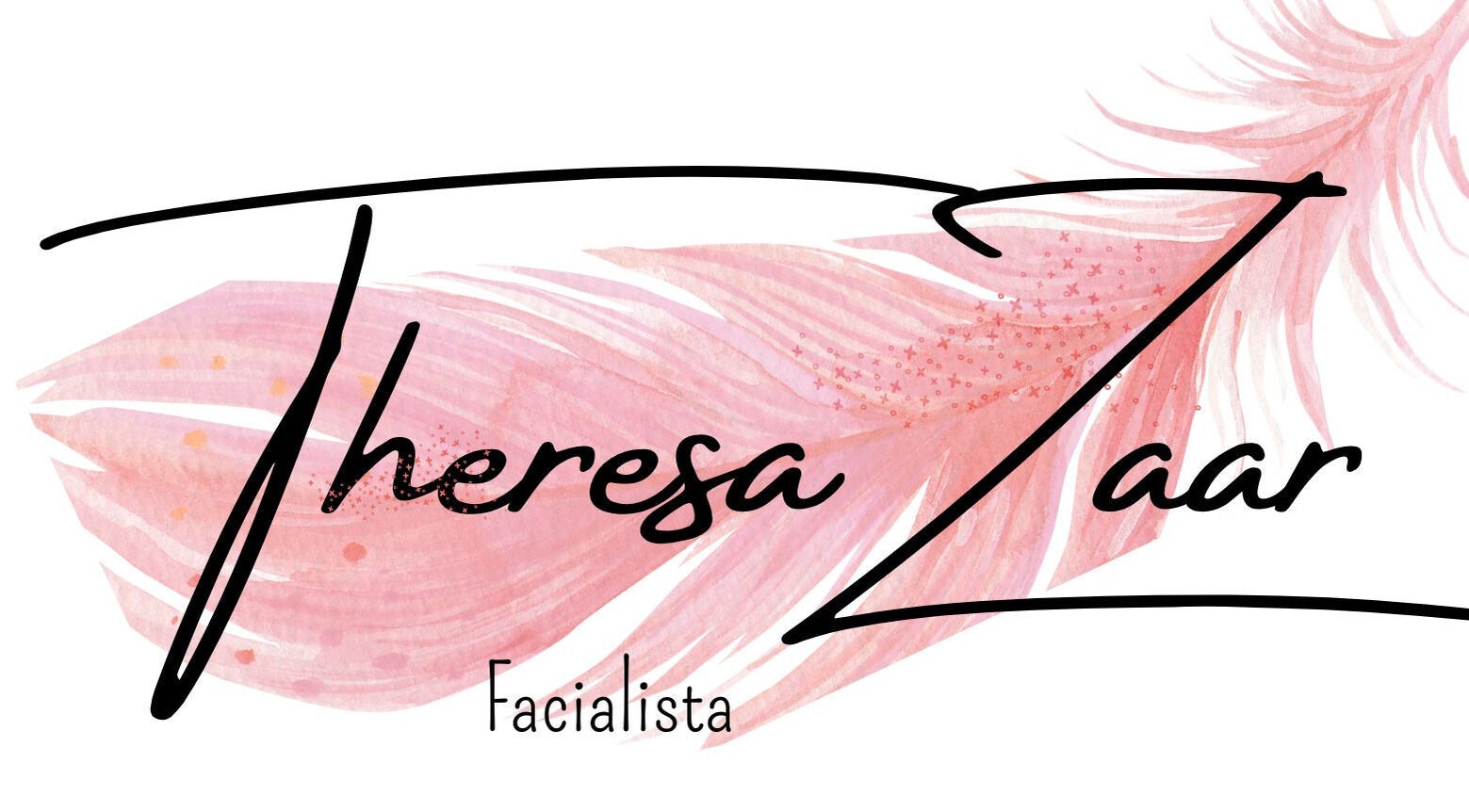 Logotipo rosa de Theresa Zaar para facialista en Sant Andreu De Llavaneres, Catalunya, ES.