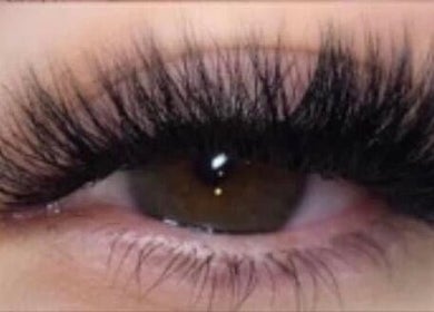 Close-up of dramatic eyelashes from Glow With Elegant Faces in Scarborough, Western Australia, AU.
