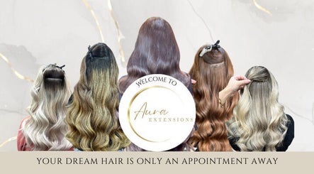 Diverse hair extensions showcase at Aura Extensions, Twickenham, England, GB, blending elegance and style.