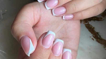 Polished French manicured nails at ClassicTouch beauty, Dublin, Blackrock, County Dublin, IE.