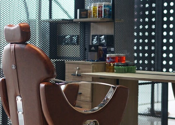 Elegant grooming chair at The Original Groomers, Dhaka, Dhaka Division, BD, offering premium wellness services.