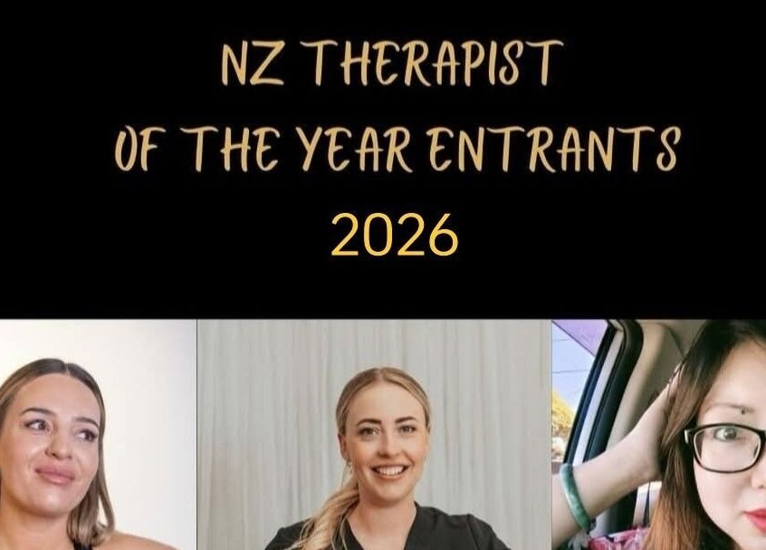 Entrants for NZ Therapist of the Year 2026 at Beautiful Aromas Massage Waxing Boutique, Lower Hutt, Wellington, NZ.