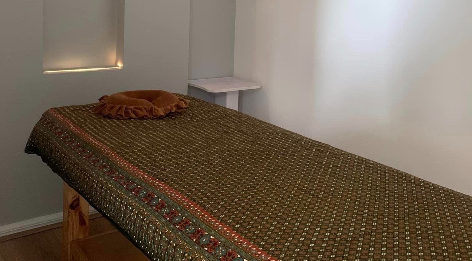 Cozy massage room at Joy Thai Massage and Therapy PTY LTD, Melbourne, Victoria, AU. Perfect for relaxation.