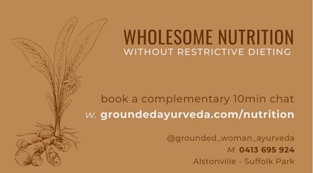 Grounded Nutrition & Ayurveda image 3