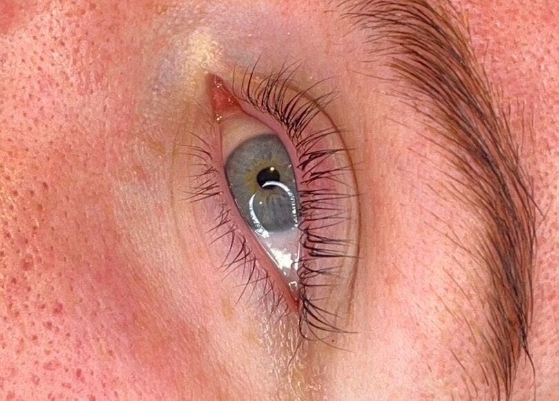 Close-up of an eye showcasing lash detail at By Emily Francesca - Bristol, Bristol, England, GB.