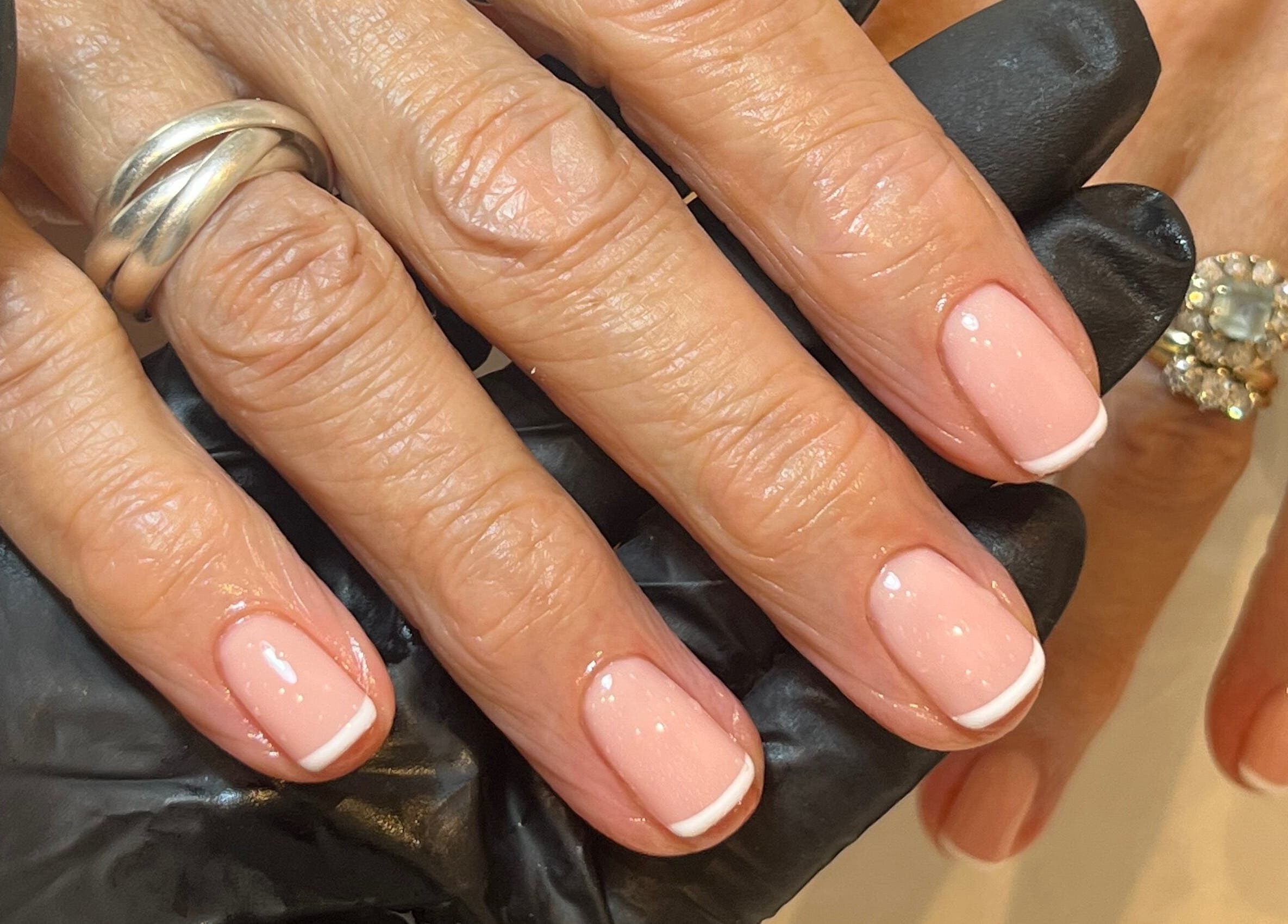 French manicure by By Emily Francesca - Bristol. Elegant nails at Bristol, England, GB.