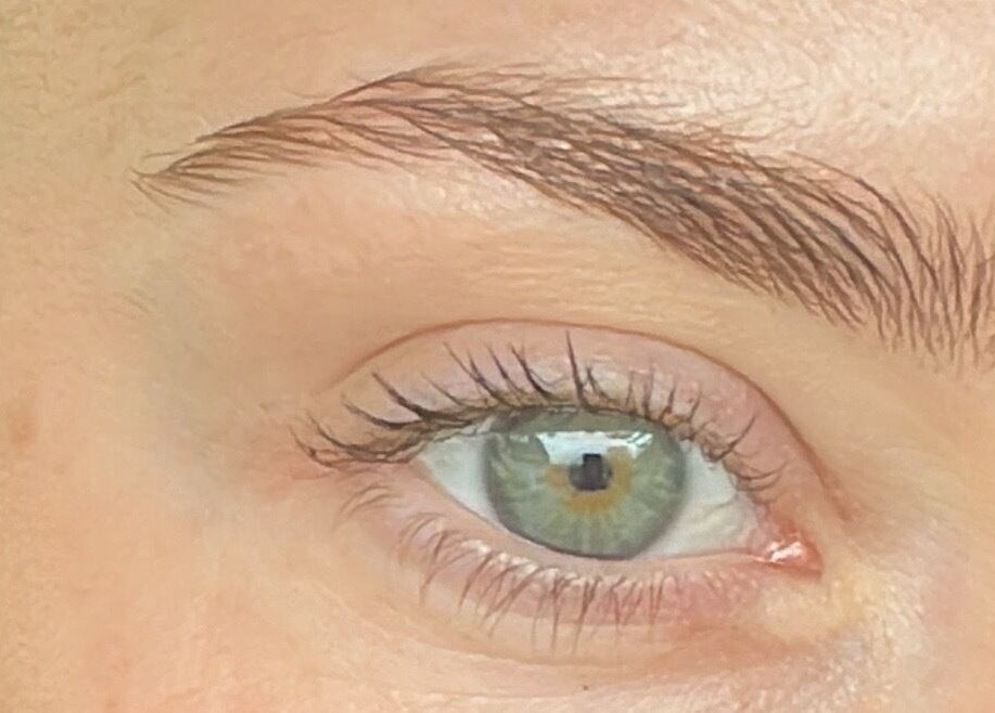 Close-up of a perfectly groomed eyebrow at By Emily Francesca - Langford, Langford, England, GB.