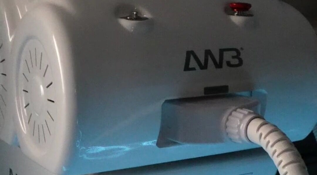 Advanced laser device at Signature Laser, Kintore, Scotland, GB, used for innovative treatments.