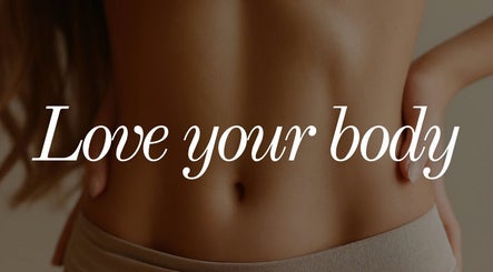 Embrace self-love at NIXI Lounge in Ammanford, Wales, GB with 'Love your body' message on smooth skin background.