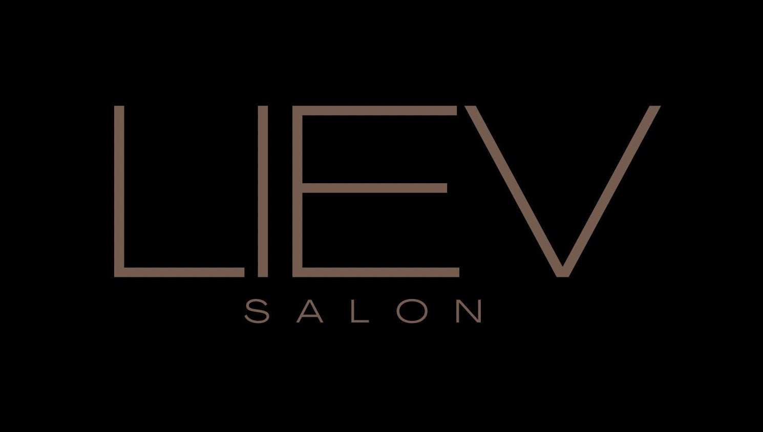 Liev Hair salon logo in Tulare, California, US, featuring elegant typography.