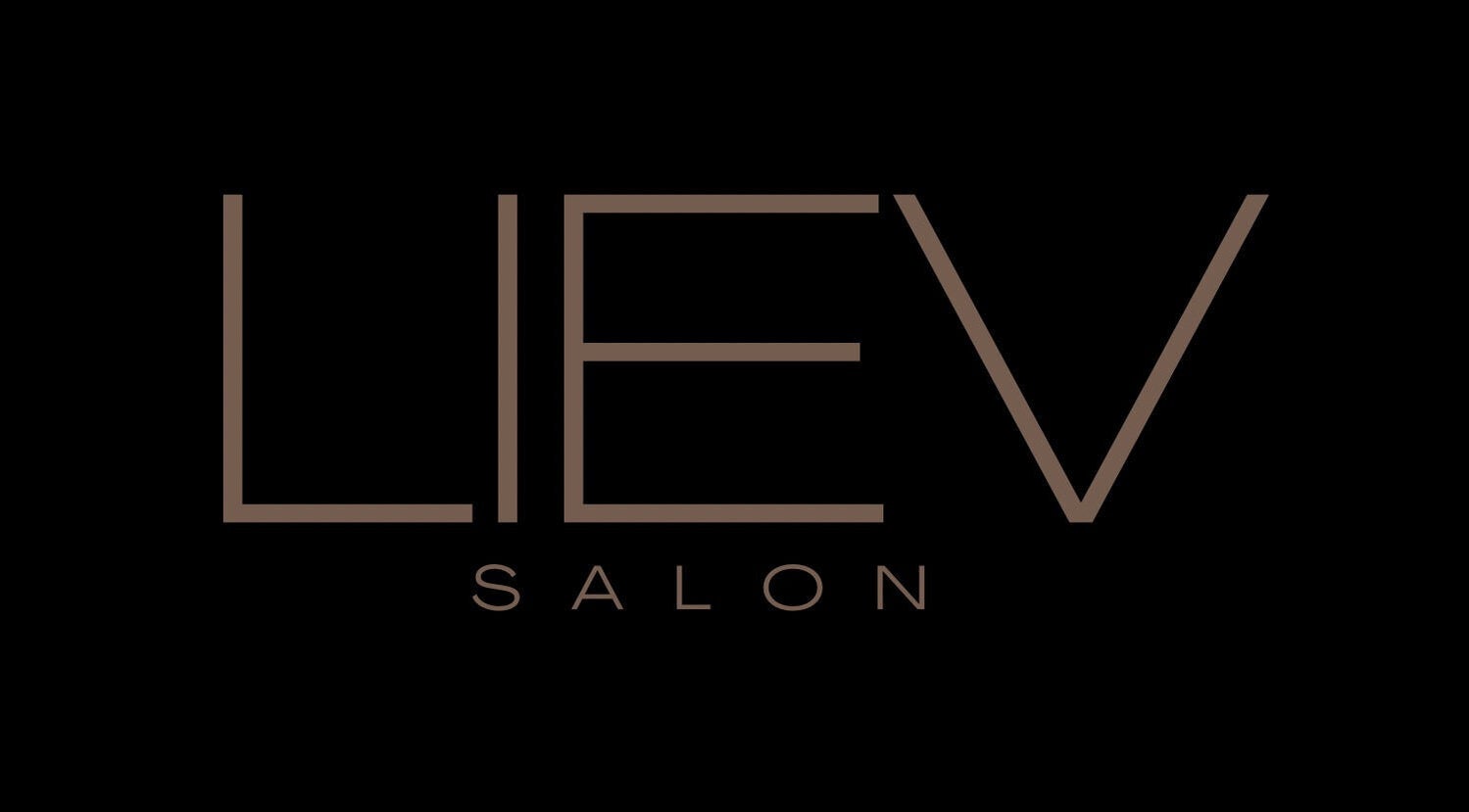 Liev Hair salon logo in Tulare, California, US, featuring elegant typography.