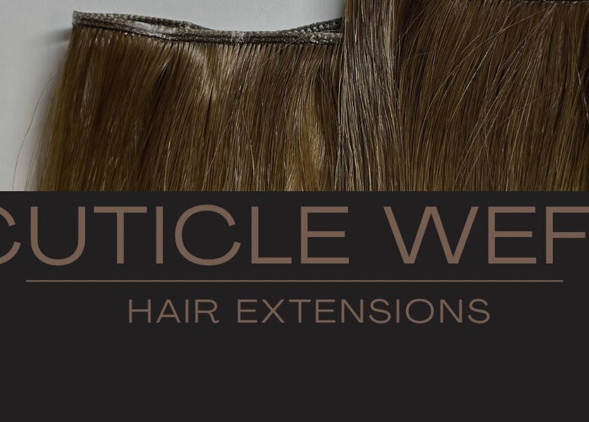 Premium cuticle weft hair extensions at Liev Salon in Tulare, California, US.
