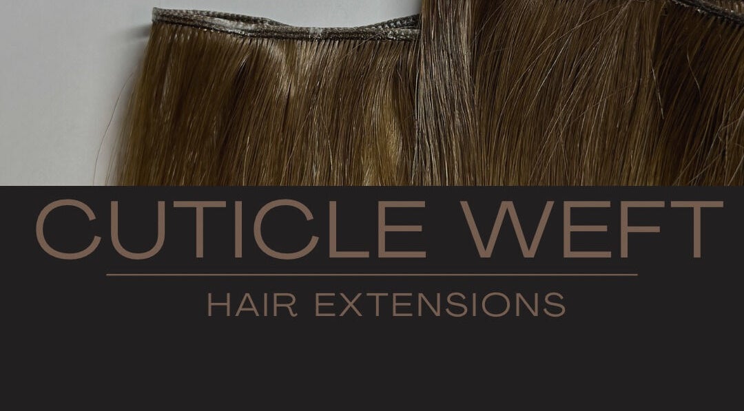 Premium cuticle weft hair extensions at Liev Salon in Tulare, California, US.