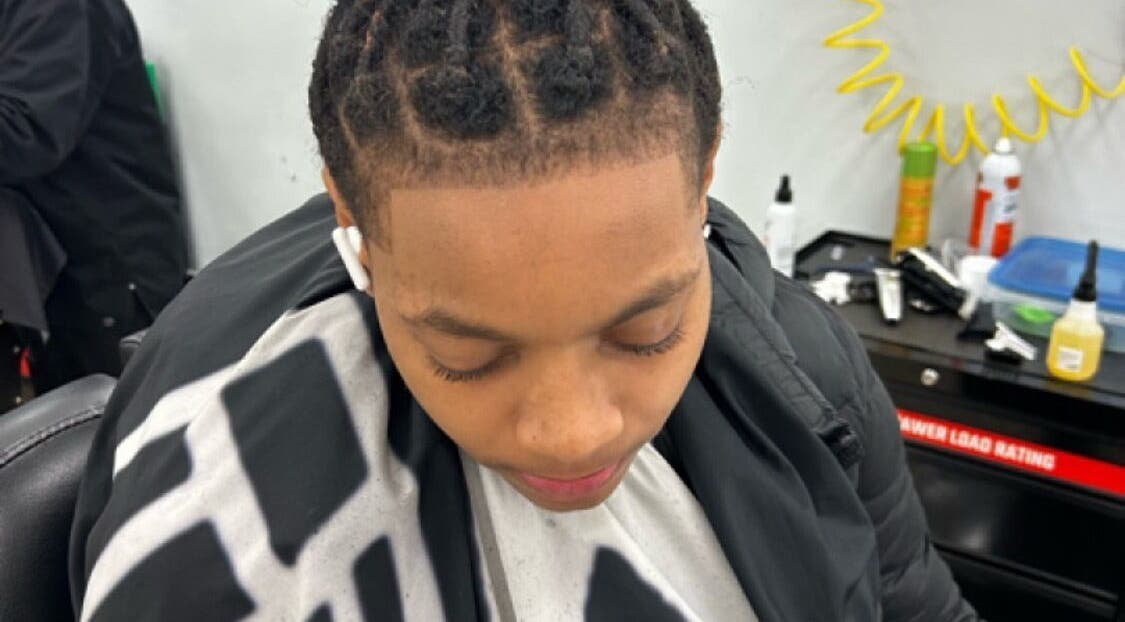 Stylish haircut at Mobile Barber Phill, North Canton, Ohio, US. Experience premium grooming service.