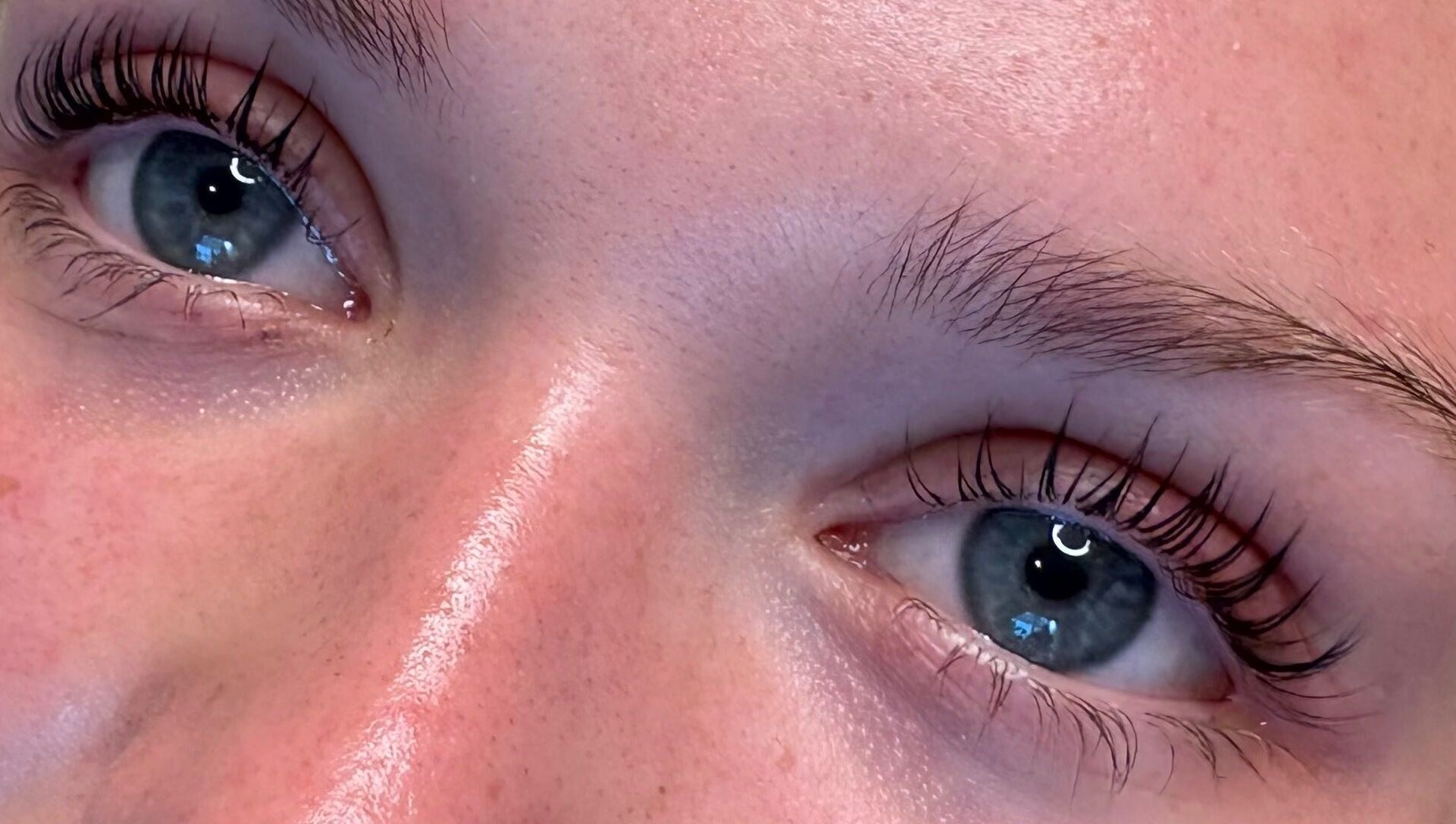 Close-up of enhanced eyes showcasing beauty work at Skin Amore, Llangyfelach, Wales, GB.