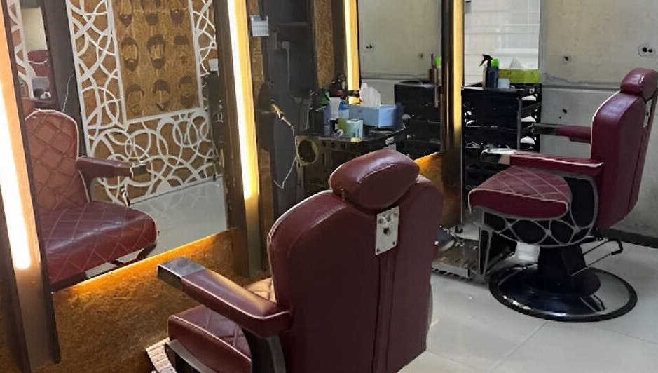 Elegant styling chairs at Mr Cutts, Dhaka, Dhaka Division, BD, showcasing luxury comfort.