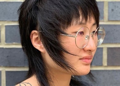 Modern mullet hairstyle at Chrissy Hutton Hair, London, England, GB. A perfect blend of classic and contemporary.